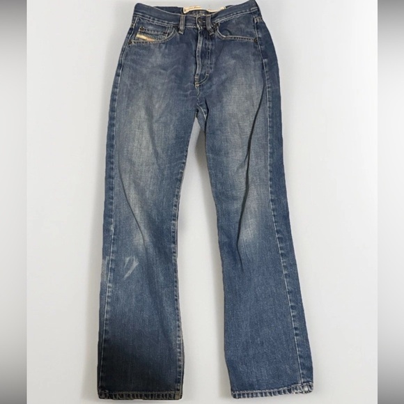 Diesel Jeans Medium Wash Men's Size 28 (24 Inch Waist) Straight Leg I Vintage - Picture 1 of 8